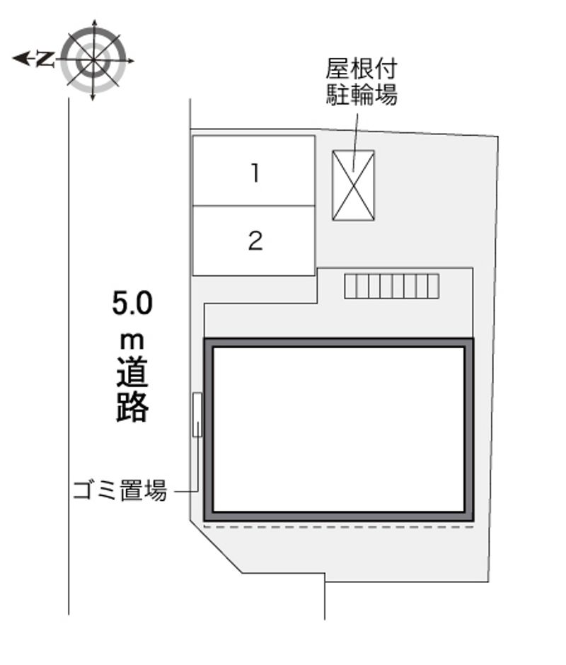 レオパレスフローライト 配置図