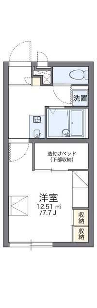 レオパレス隼 間取り図