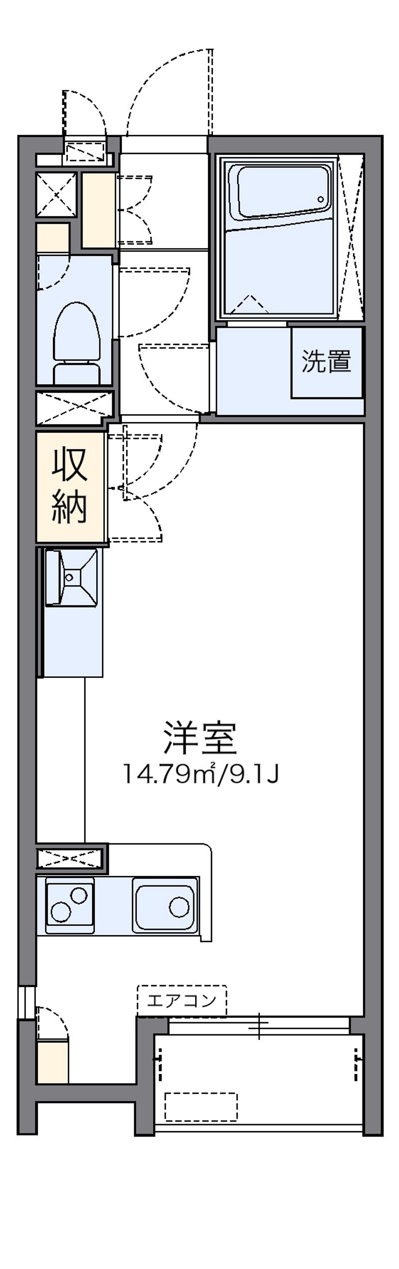 レオネクストノール長津田 間取図