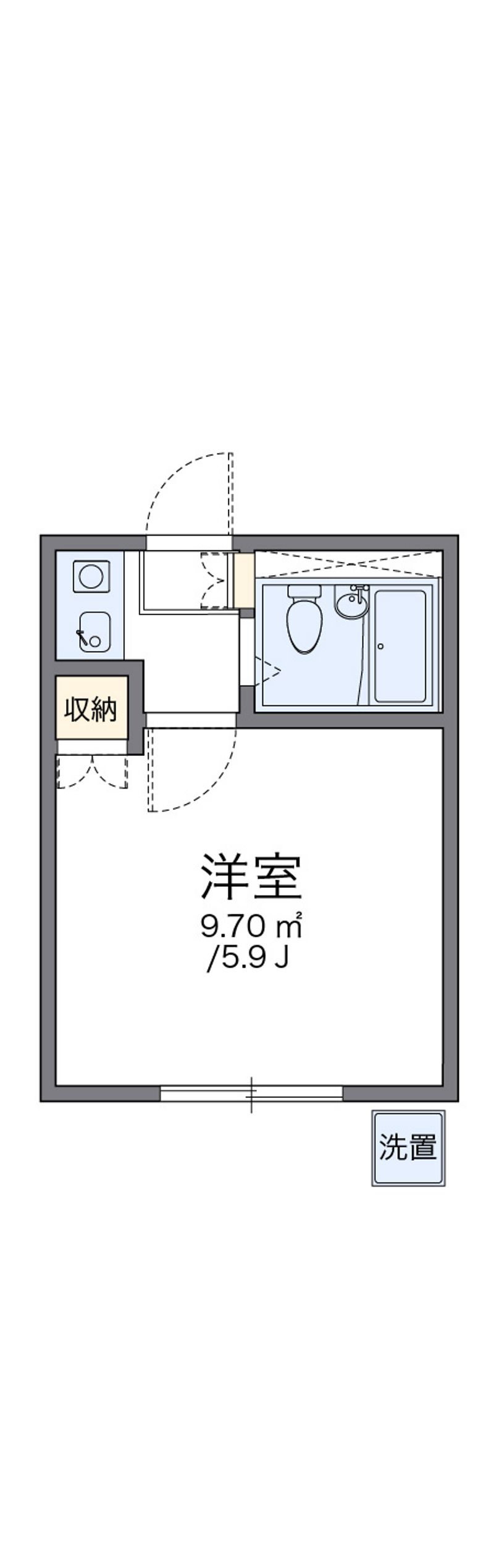 レオパレス東大宮第１２ 間取図