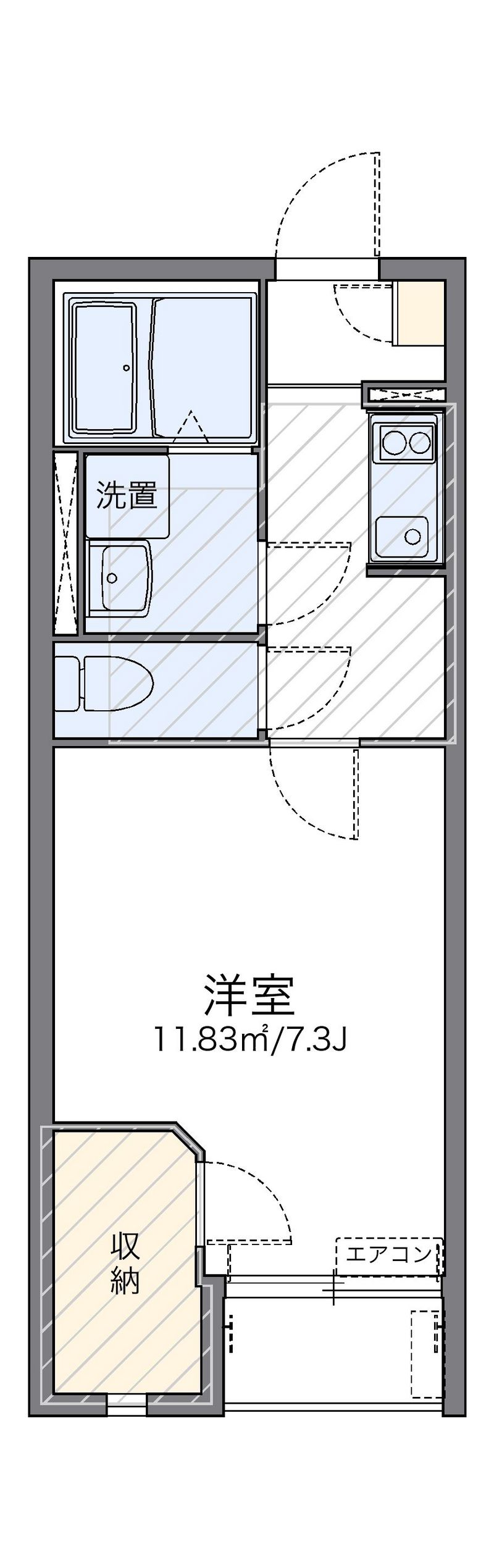 レオネクストグラースⅡ 間取図