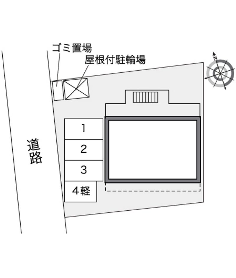 レオパレス連坊 駐車場