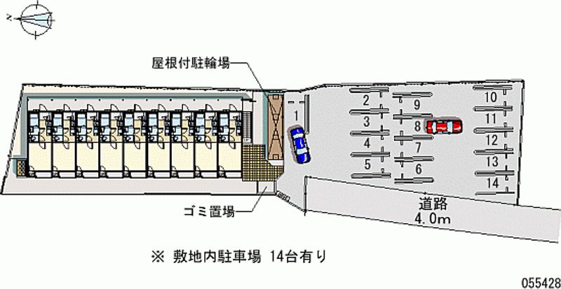 55428 bãi đậu xe hàng tháng