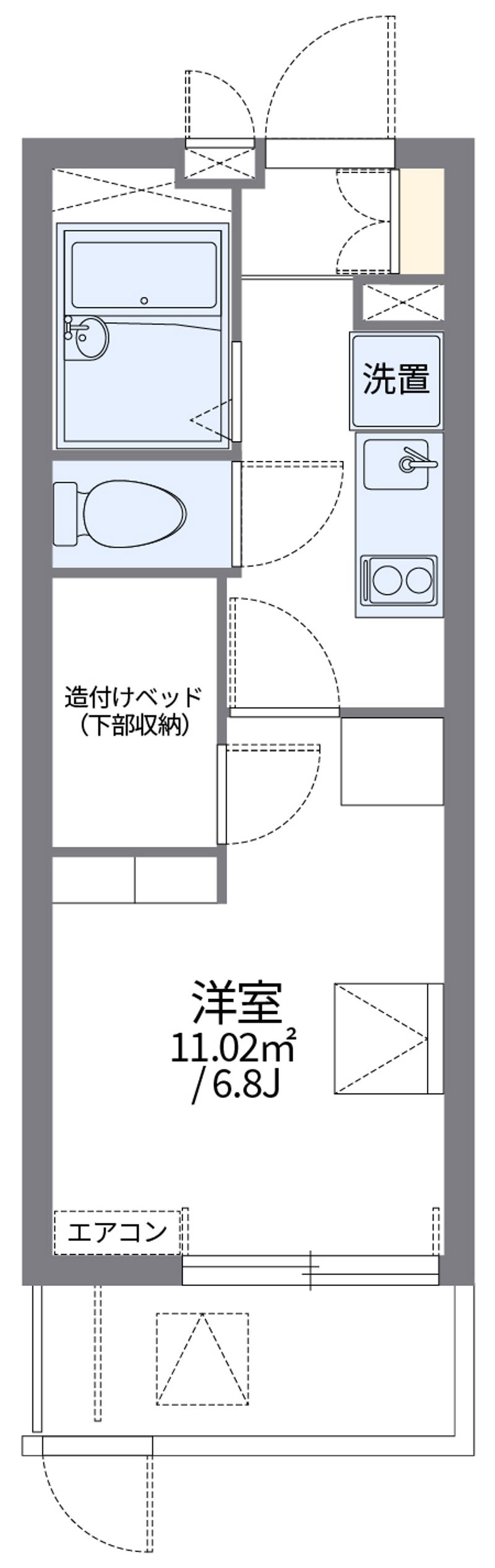 レオパレスＣｒｅｅｒ 間取図