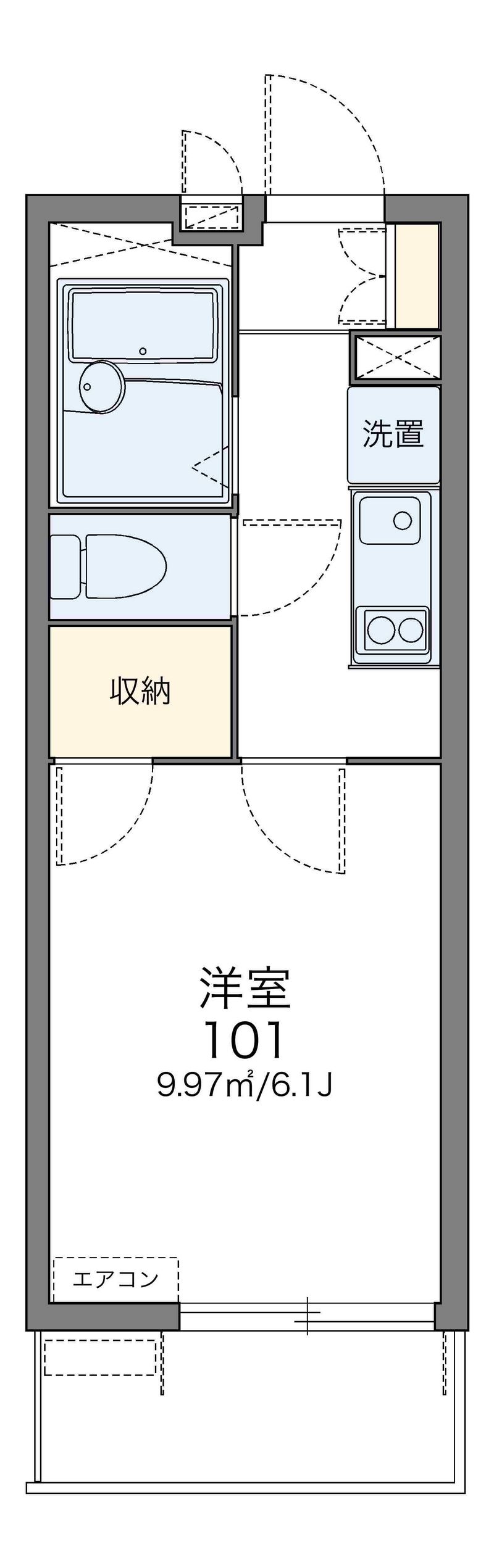 レオパレスＫ＆ＪＵＮ 間取図