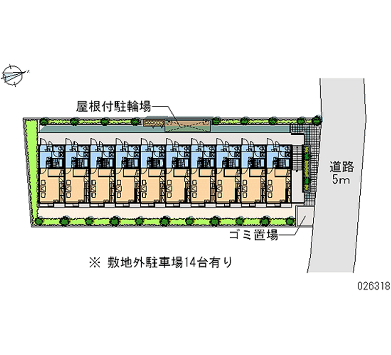 26318 bãi đậu xe hàng tháng