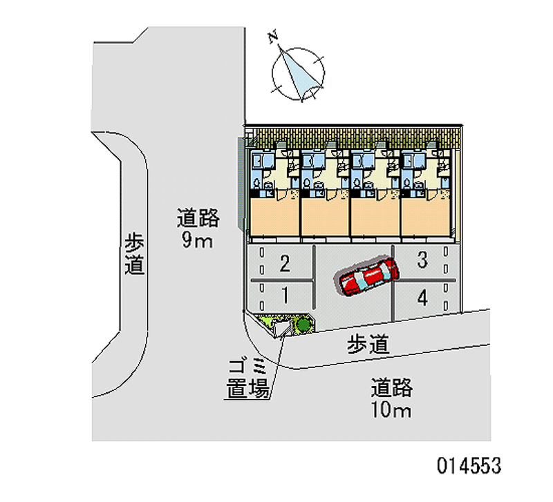 レオパレス香澄 月極駐車場