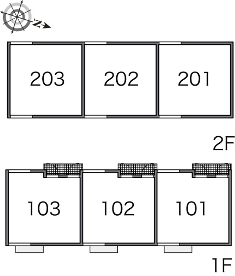レオネクストサトハイツ 間取配置図