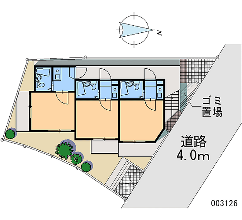 レオパレス蒲田第８ 区画図