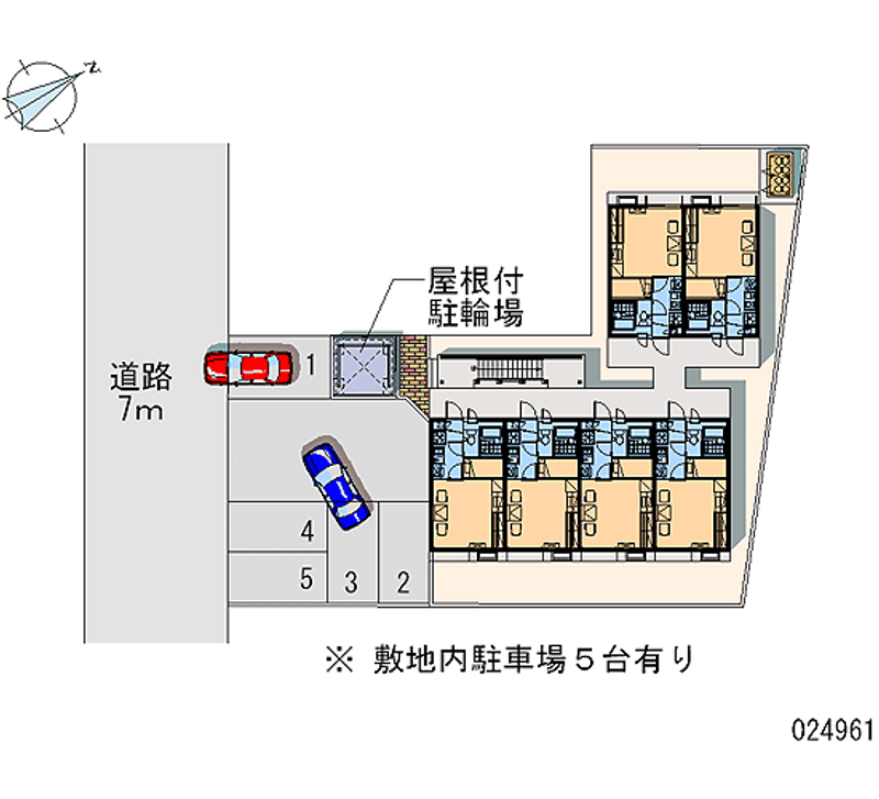 レオパレスたんぽぽ 月極駐車場