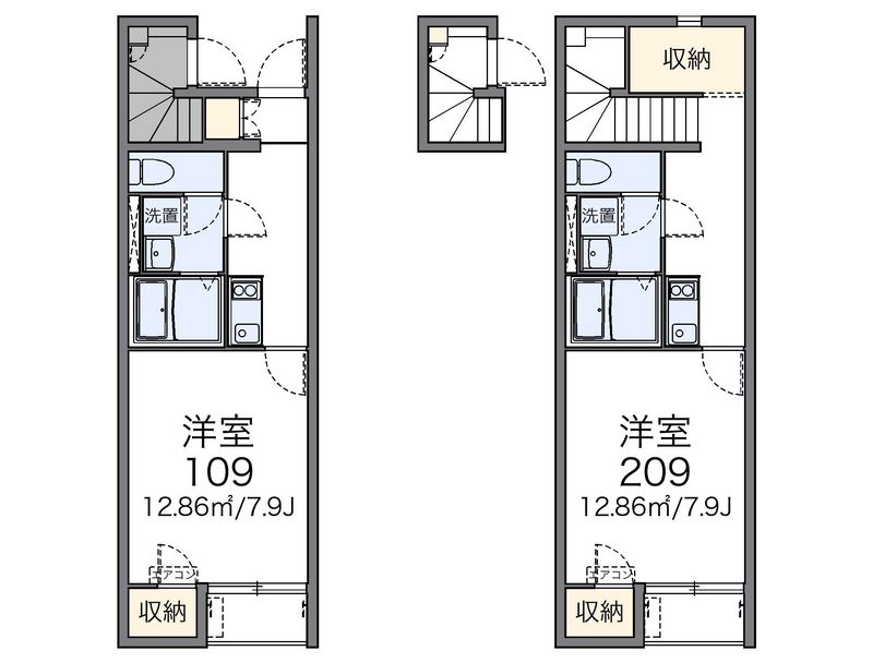 レオネクストフィロ　前沢宿Ⅱ 間取図