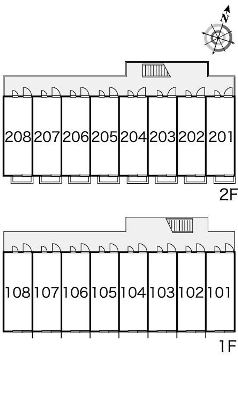 レオパレスメゾンＴ　４ 間取配置図