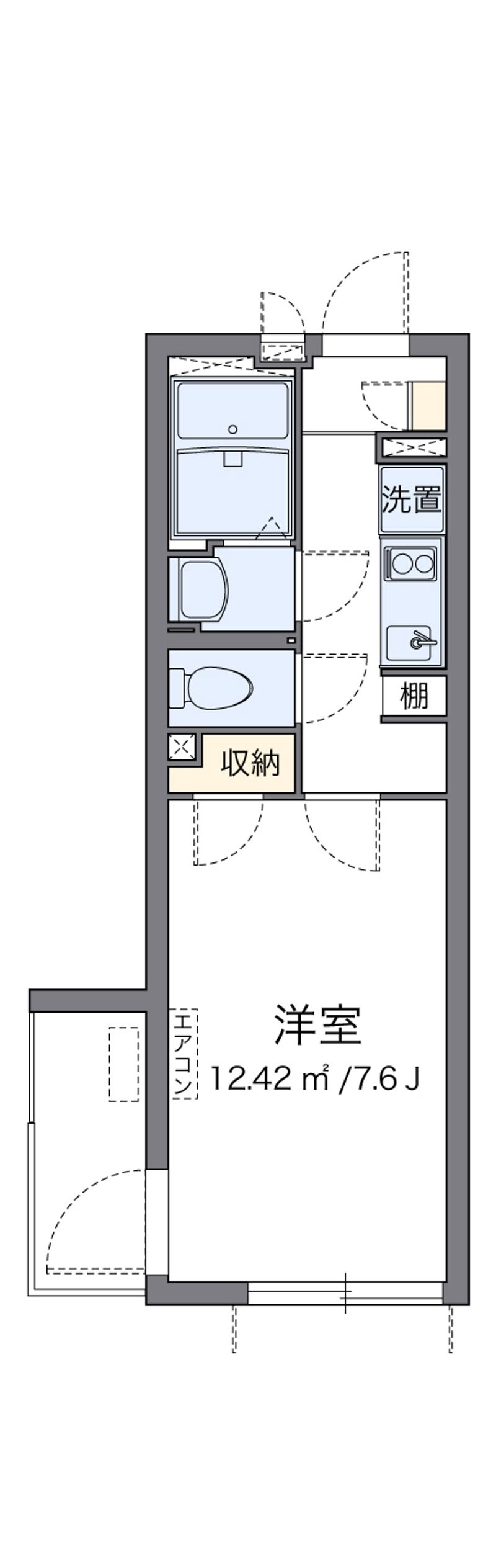 クレイノナカロクフォー 間取り