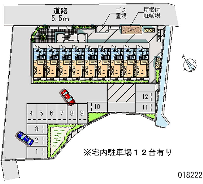 レオパレス三重 月極駐車場