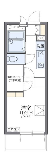 レオパレスフレンディー太閤 間取り図