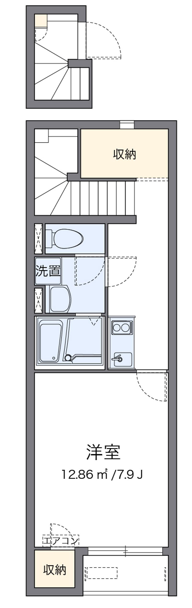 クレイノ本町 間取り