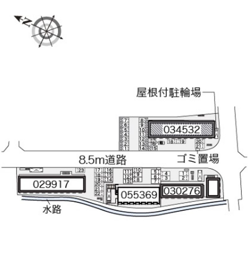 レオパレス大田東館 駐車場