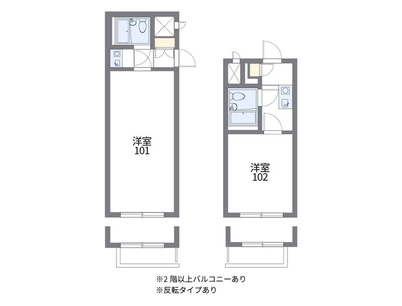 レオパレスグリーン 間取図