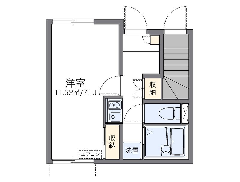 レオネクスト名東本通　Ｗｅｓｔ 間取図