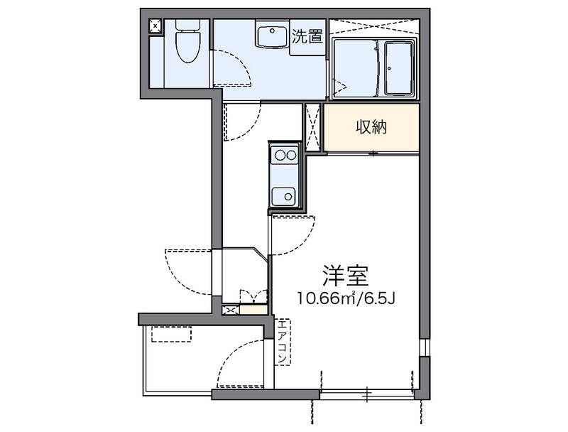レオネクストＺｅｒｏ 間取図