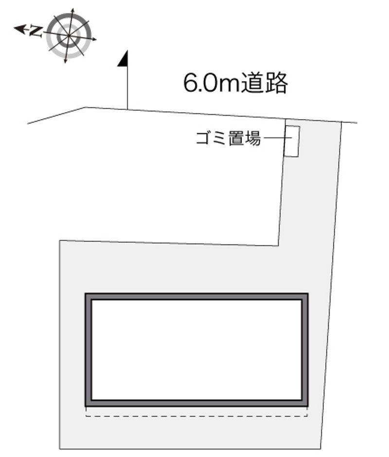 レオパレス冬月花Ⅰ 配置図