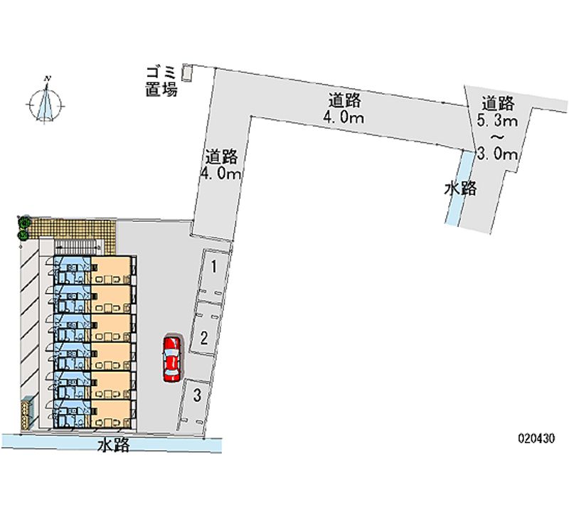 20430 Monthly parking lot