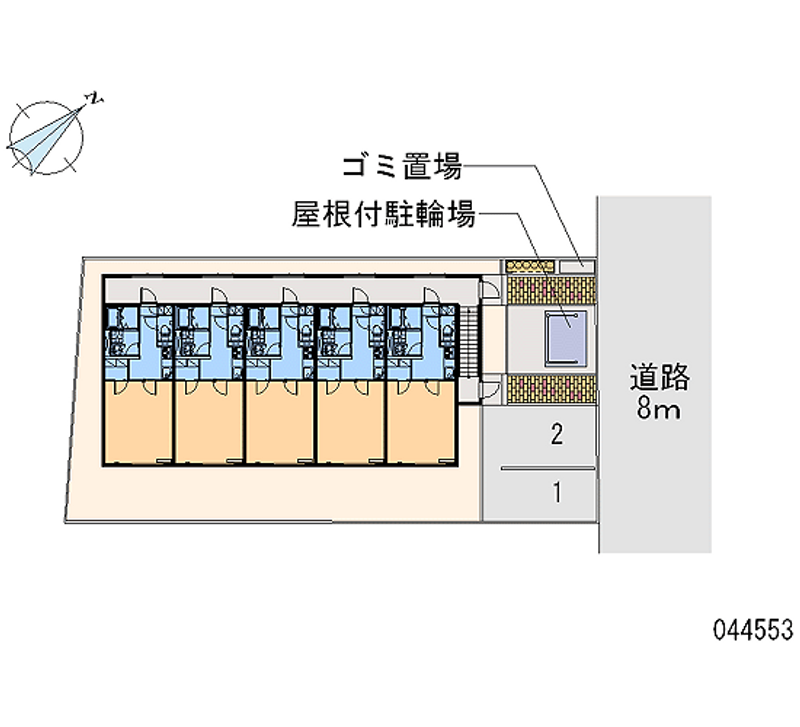 レオパレスサンシロイシ 区画図
