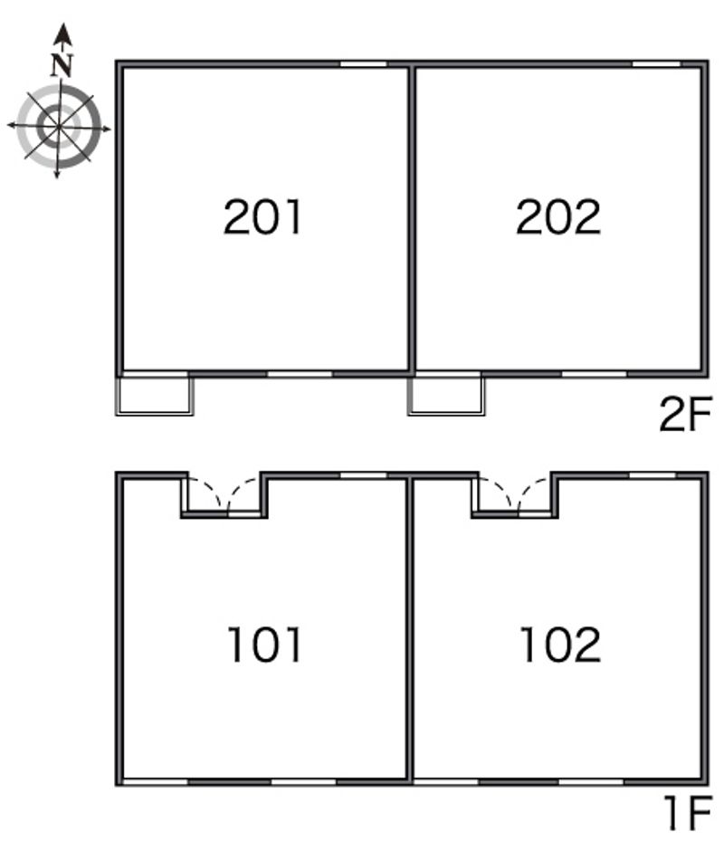 レオパレスアカシ 間取り配置図