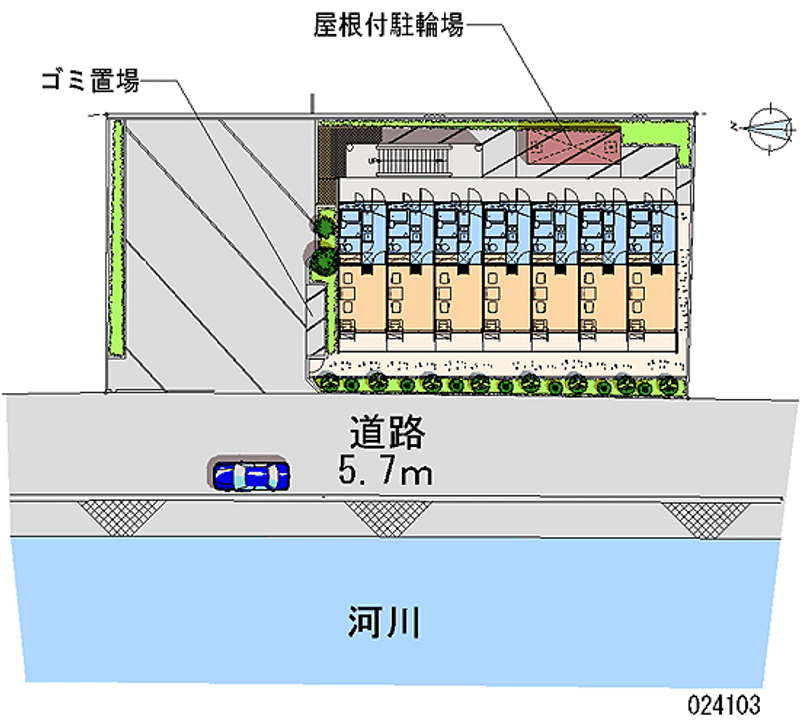 レオパレスアネモス 区画図