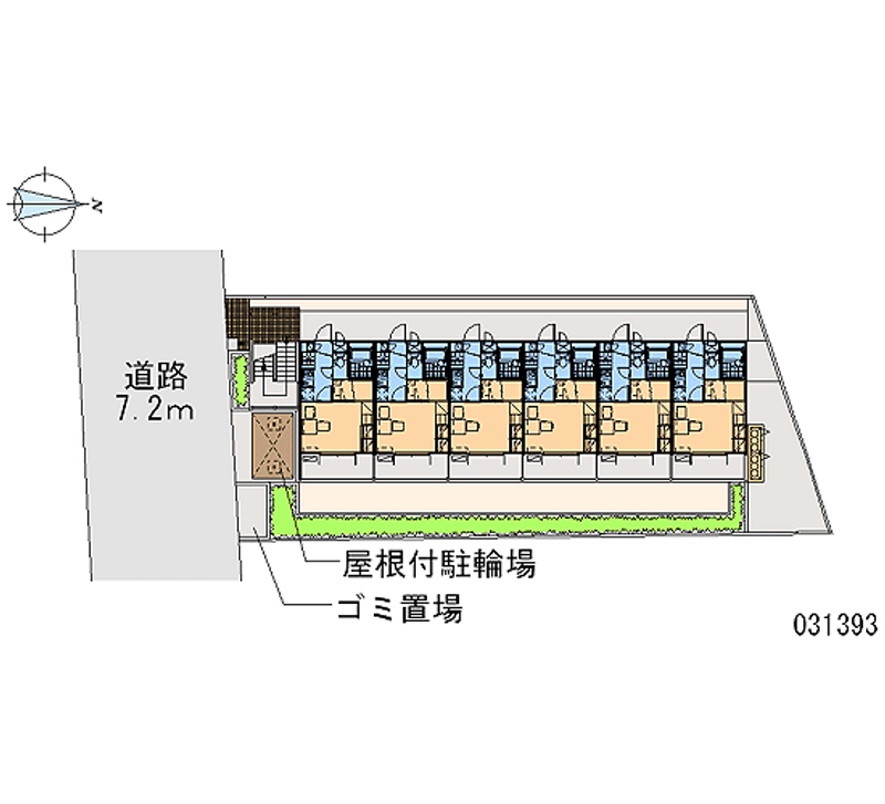 レオパレスクレメント 区画図