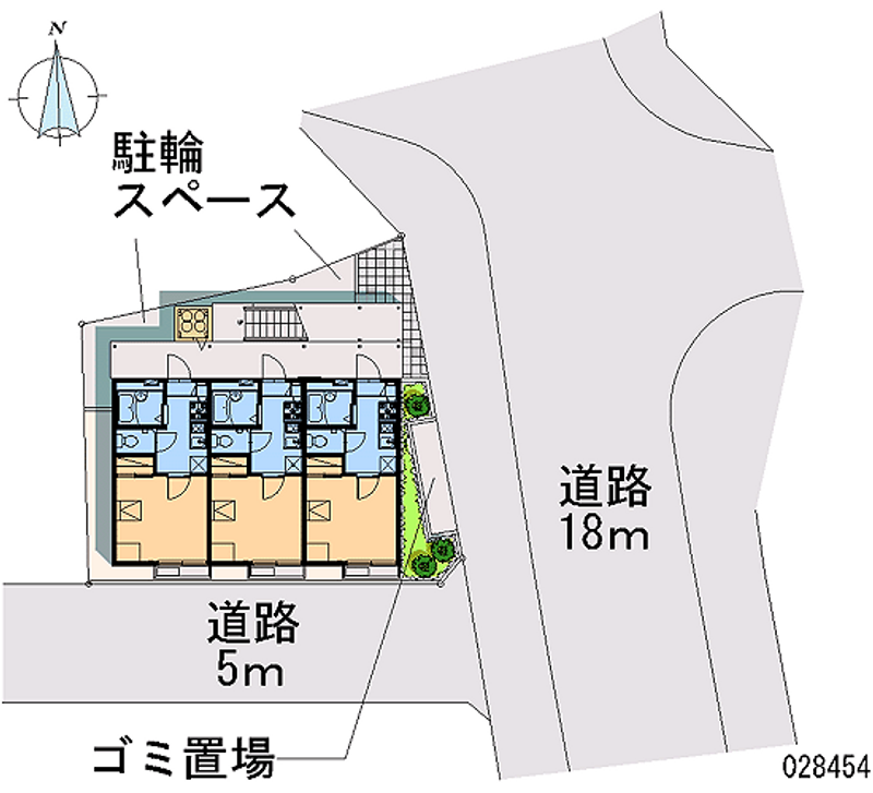 レオパレスＡＭＡＮＯ 区画図