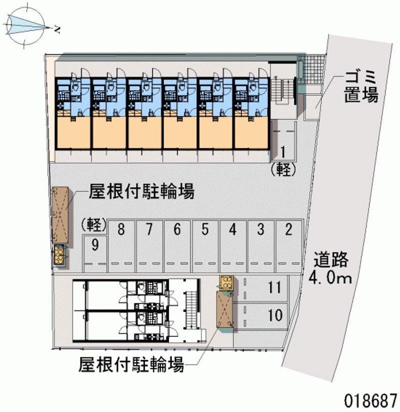 18687月租停車場