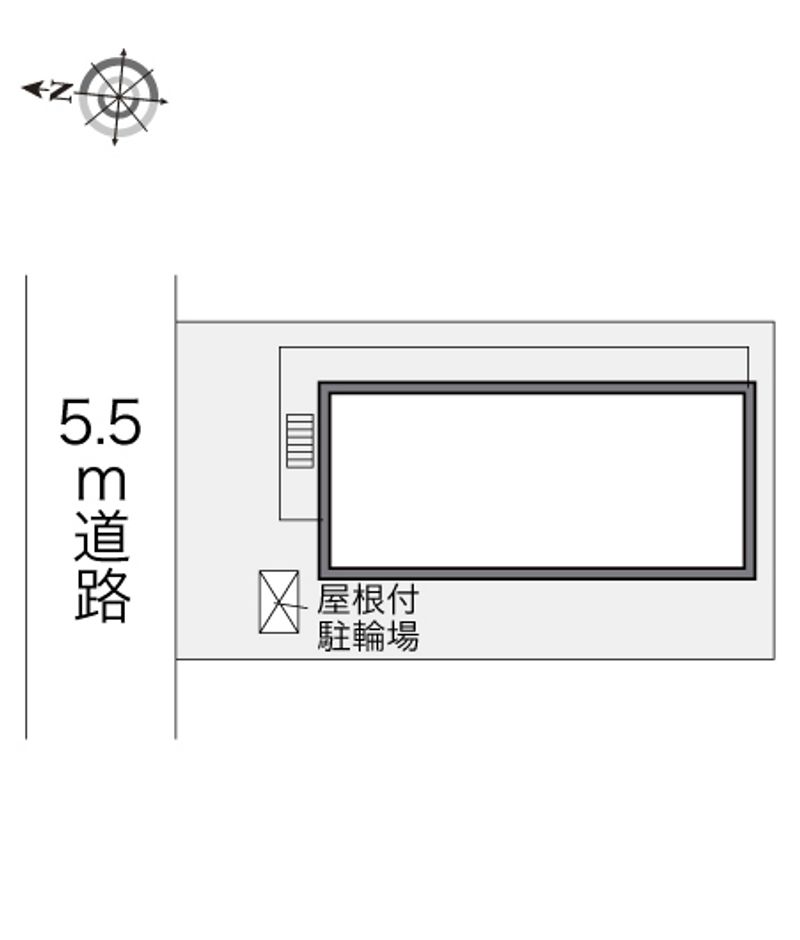 レオパレスフリーダ南５条 配置図