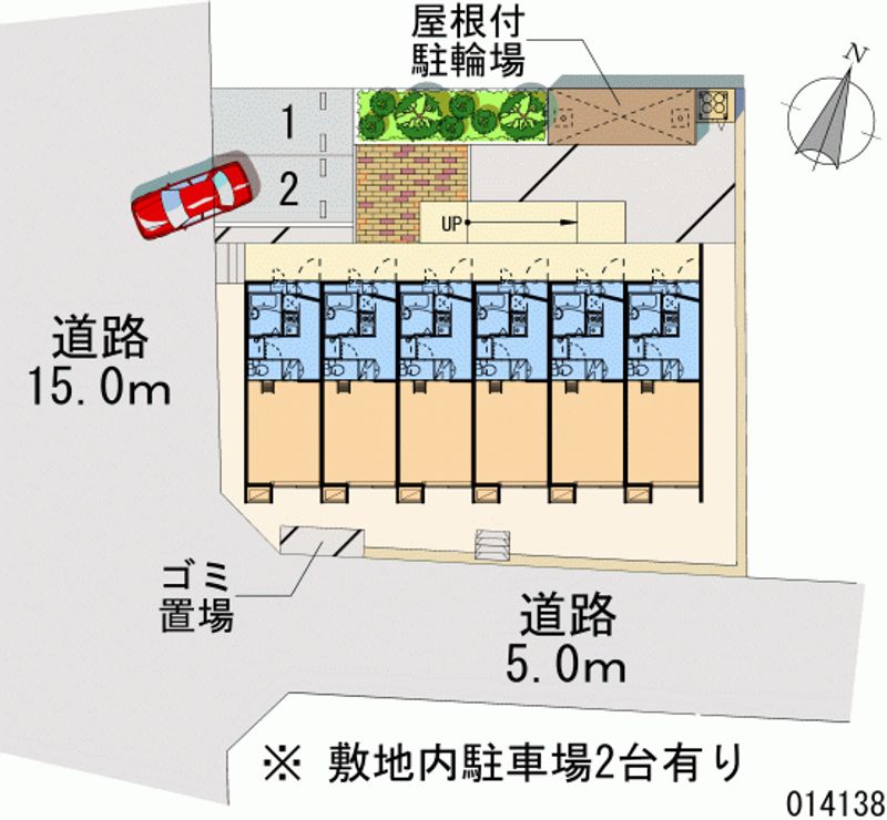 レオパレス信月 月極駐車場