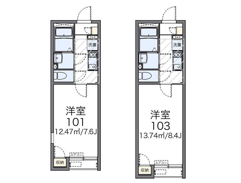 レオネクストショールマーシュⅡ 間取図