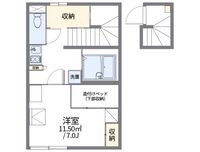 レオパレスアルル北久野本 間取り図