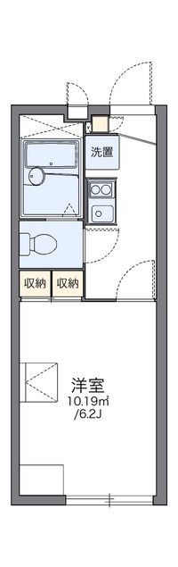 レオパレスセントーレア 間取り図