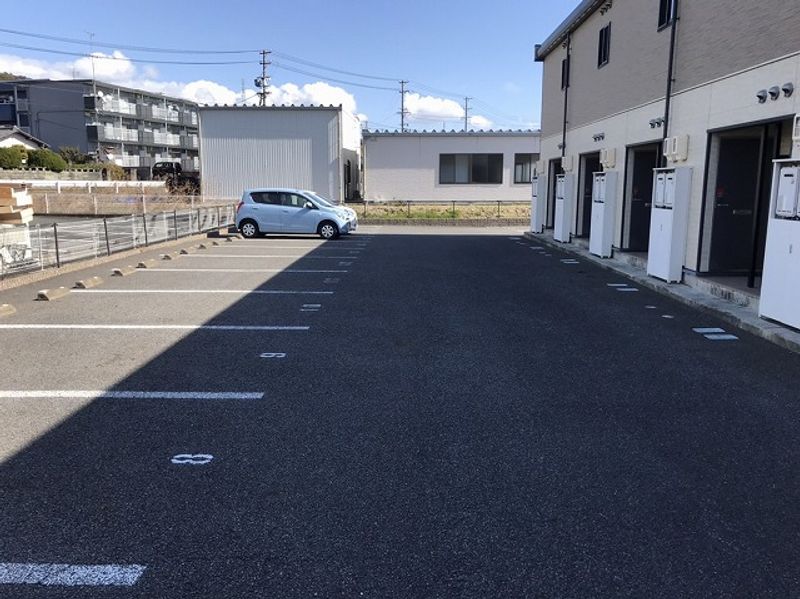 レオパレススターエンジェル 駐車場