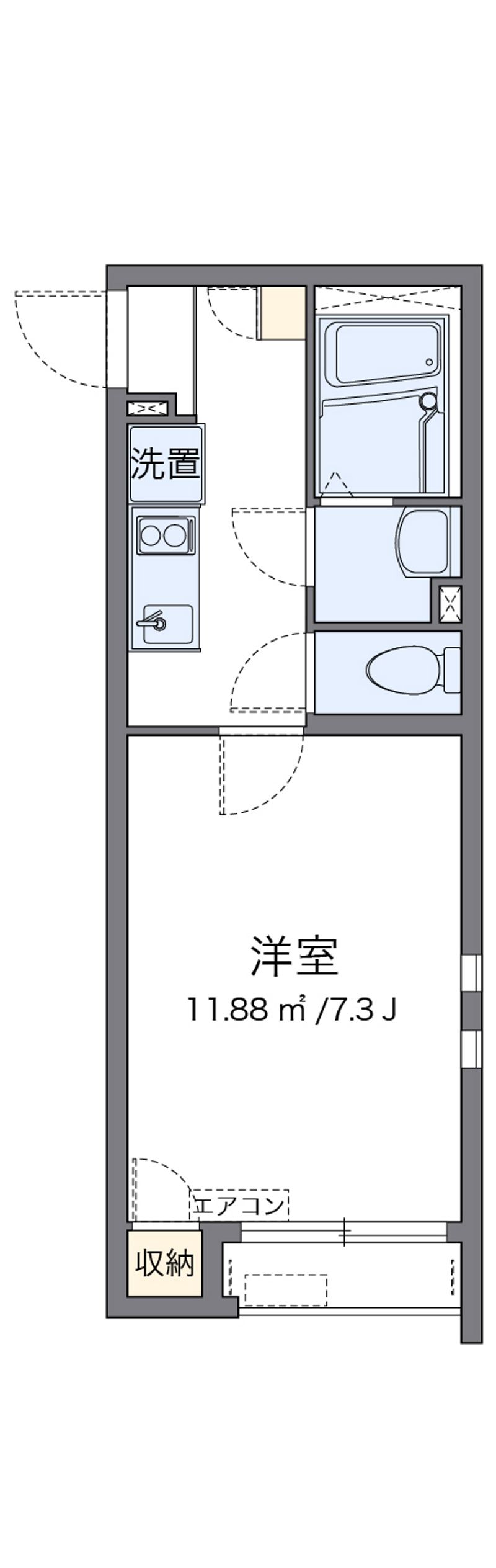 クレイノＥＬＡＮ 間取図