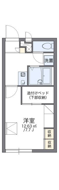 レオパレス中央 間取り図