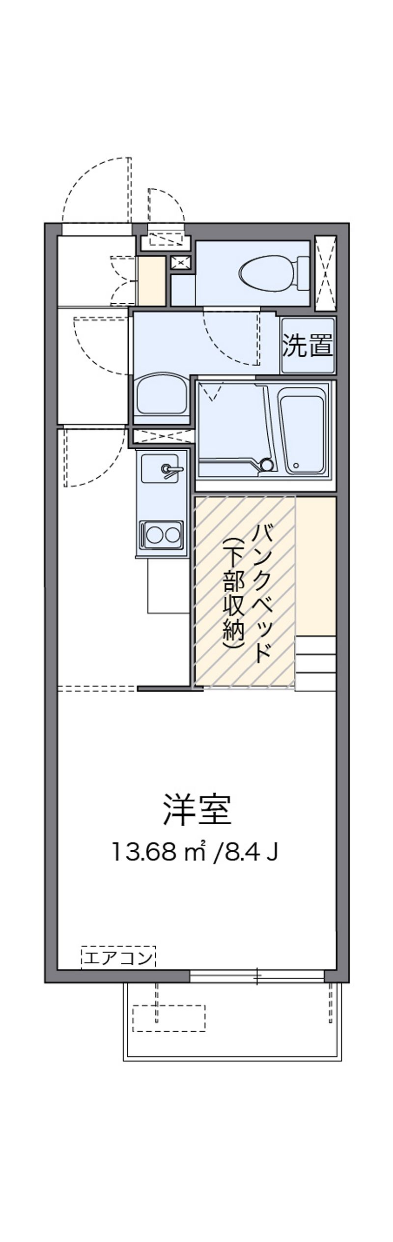 ミランダ二反田 間取図