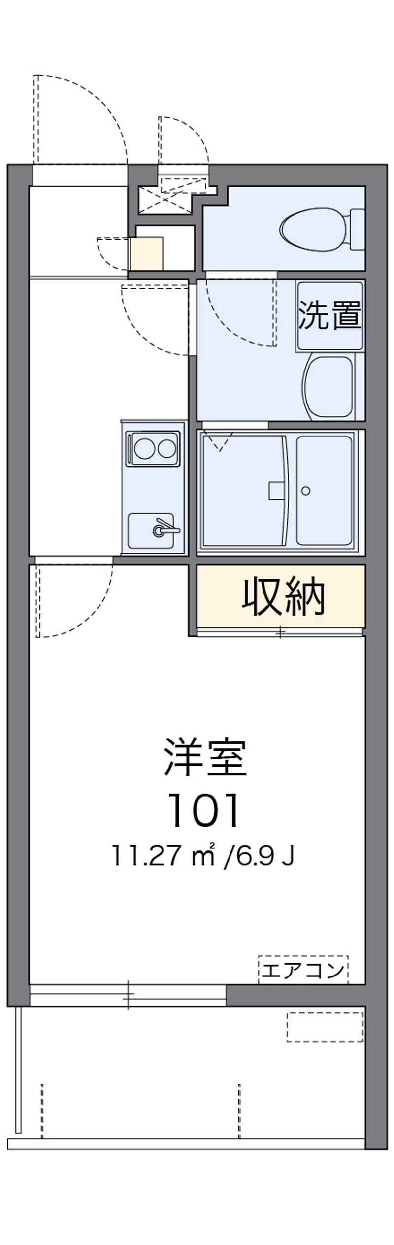 クレイノアリエッタ 間取図