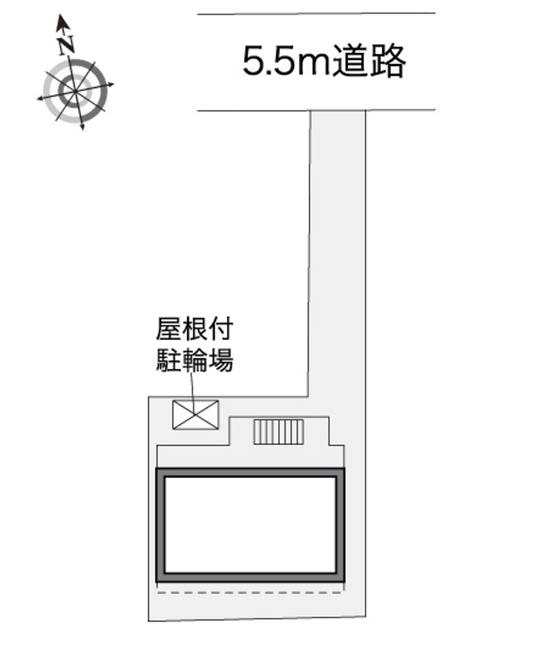 レオパレス安東 配置図