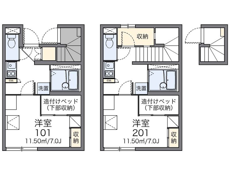 レオパレスコンフォート 間取図