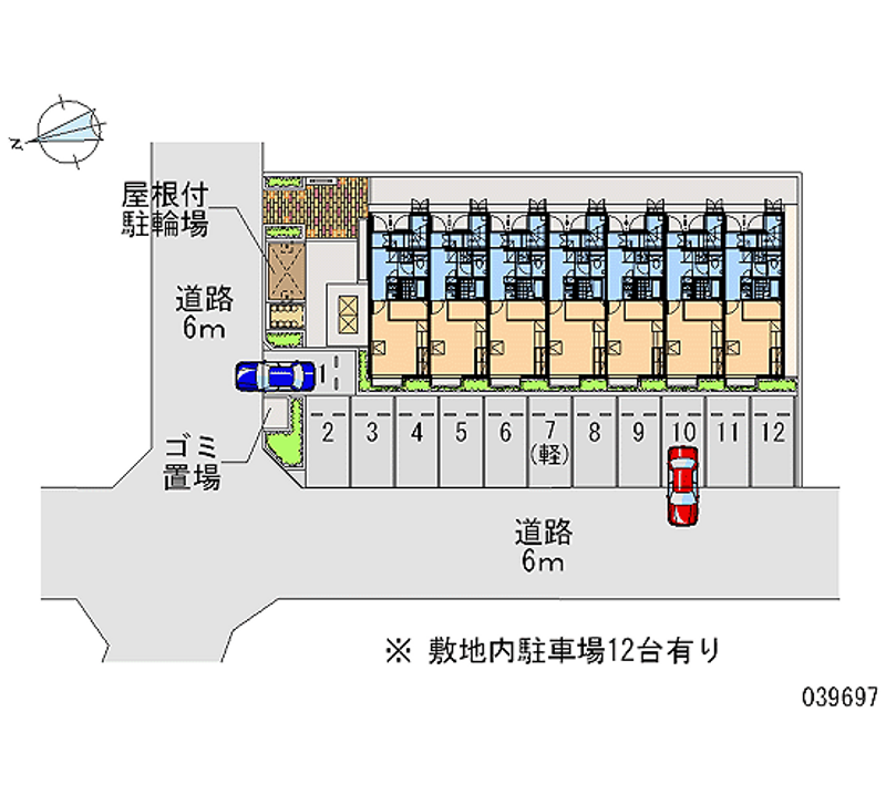 レオパレス清水 月極駐車場