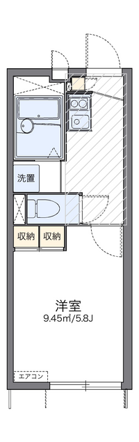 レオパレス江尻台 間取り図