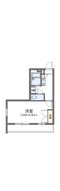 レオパレス枚方堂山 間取り図