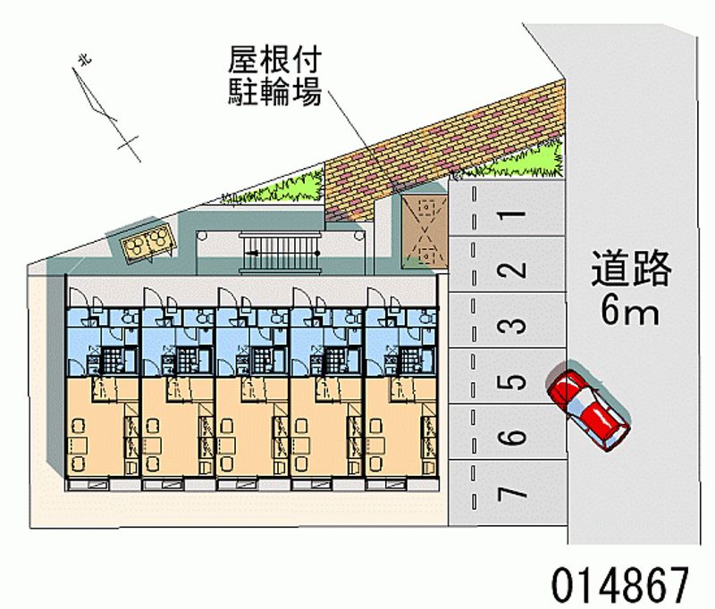 レオパレス五才美 月極駐車場