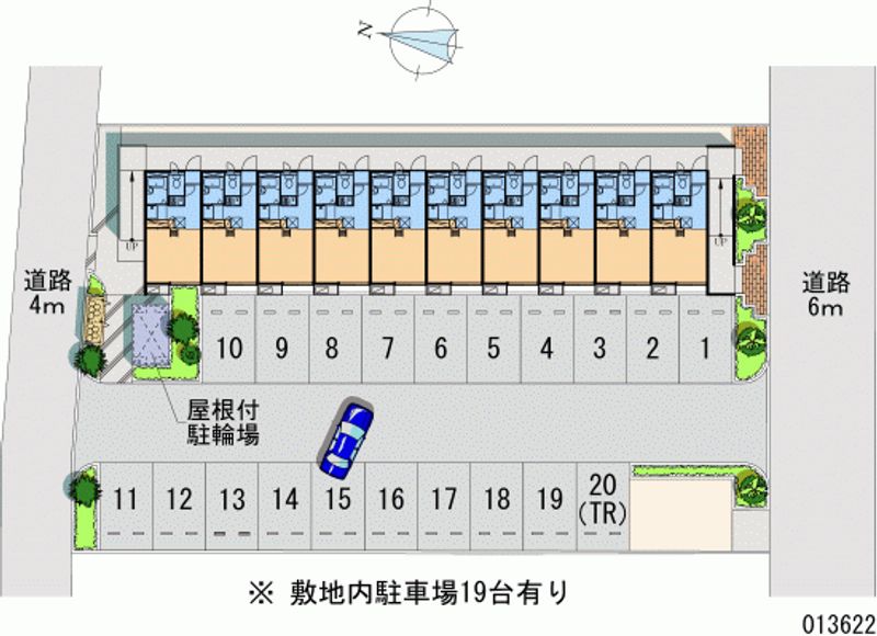 レオパレスサントラップヨコウチ 月極駐車場