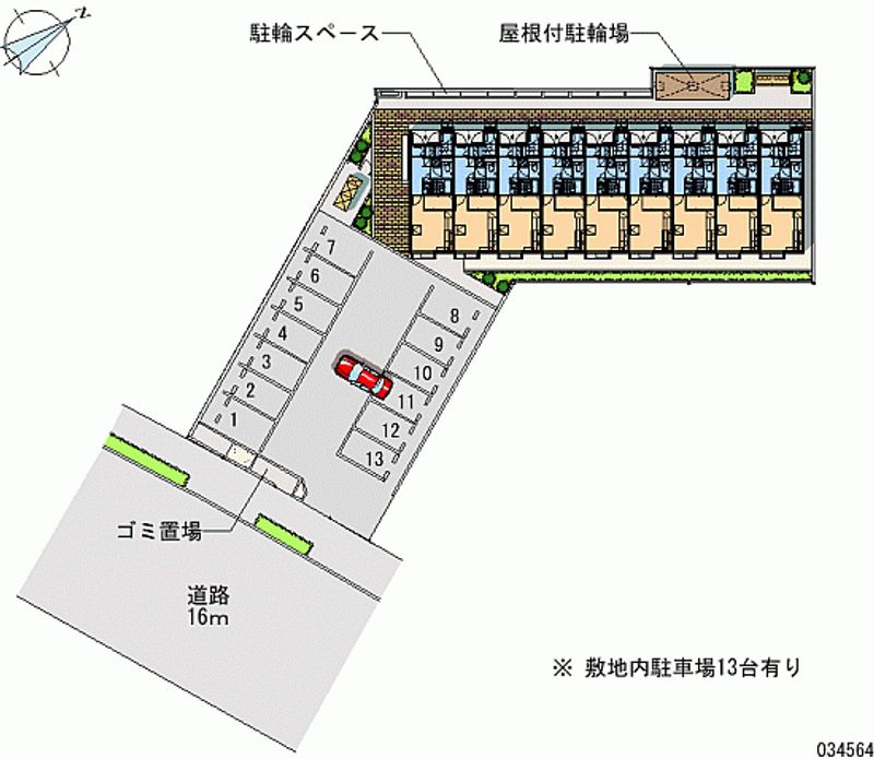 34564月租停車場